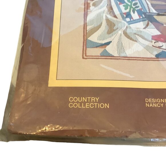 Sunset Stitchery Kit Country Collection 2233 Nancy Rossi 16" x 16" Wool 2233 NEW - Picture 5 of 8